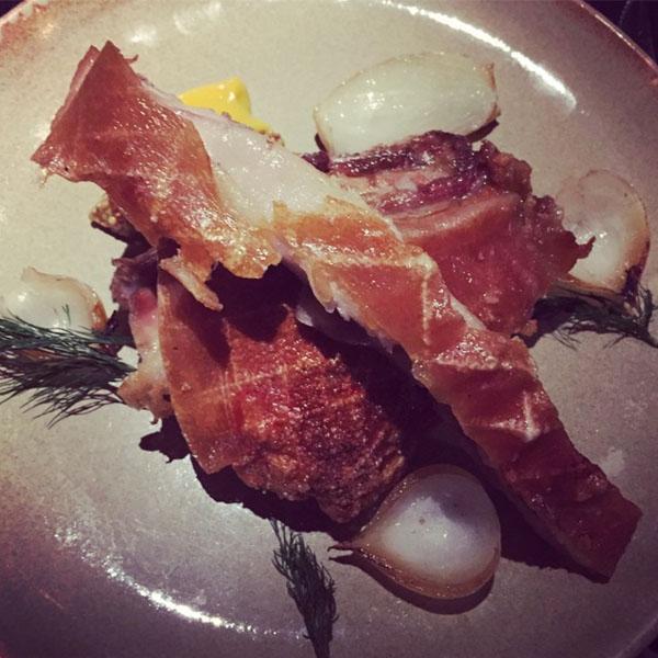 SwineandCo's tweet photo. Love this shot from @createengage enjoying our suckling pig last week! #foodporn #sucklingpig #sydneyeats http://t.co/L0eYA1rC6i