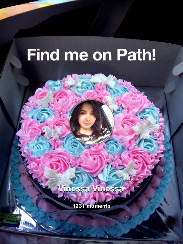 vinessaa's tweet photo. I've shared 1,231 memories with my friends on #Path - see them now at http://t.co/W5QaLv2MMe! #thepersonalnetwork http://t.co/MoQsfbk7nA