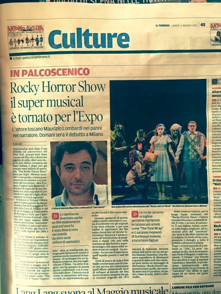 #Expo2015Milano #ExpoTrash #MAUmovie #rockyhorror I'evento dell'anno è arrivato in Italia Expo2015