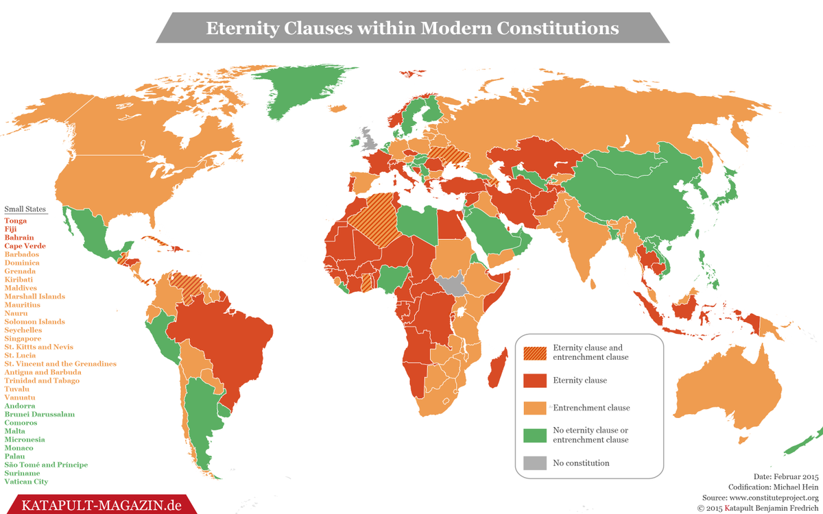 Katapult_en's tweet photo. @BeautifulMaps: another Katapult-Magazine map: eternity clauses within modern constitutions http://t.co/JyPzbd0v4j http://t.co/jt6Wv84XHB