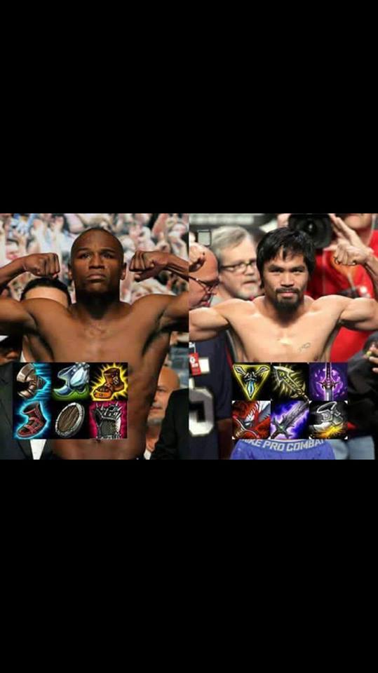 LoLDownUnder_'s tweet photo. Mayweather vs Pacman Yesterday #mayweather #pacman #LDU #leagueoflegends #Pacquiaoshouldhavewon  #PacquiaoMayweather http://t.co/KVo71SOUJz