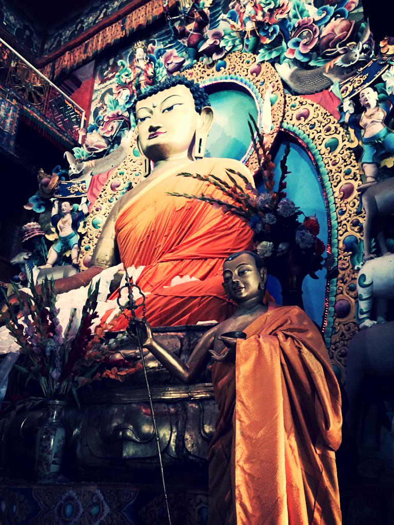rampalarjun's tweet photo. Got blessed at the Tawang Monastery, which is over 400 years old. Check this out. Thank you everyone at Arunachal http://t.co/yH1ugFh88G