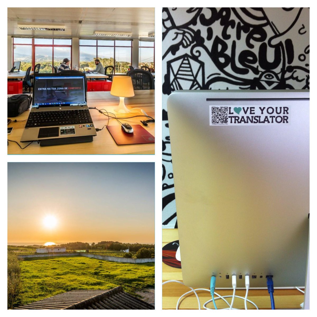 caianopedro's tweet photo. Thanks, @love_translator! At @CoworkCascais, http://t.co/kBbmMYNAi5's desk. #xl8 #t9n #l10n #surfandwork #coworking http://t.co/nHHlQk9mDt
