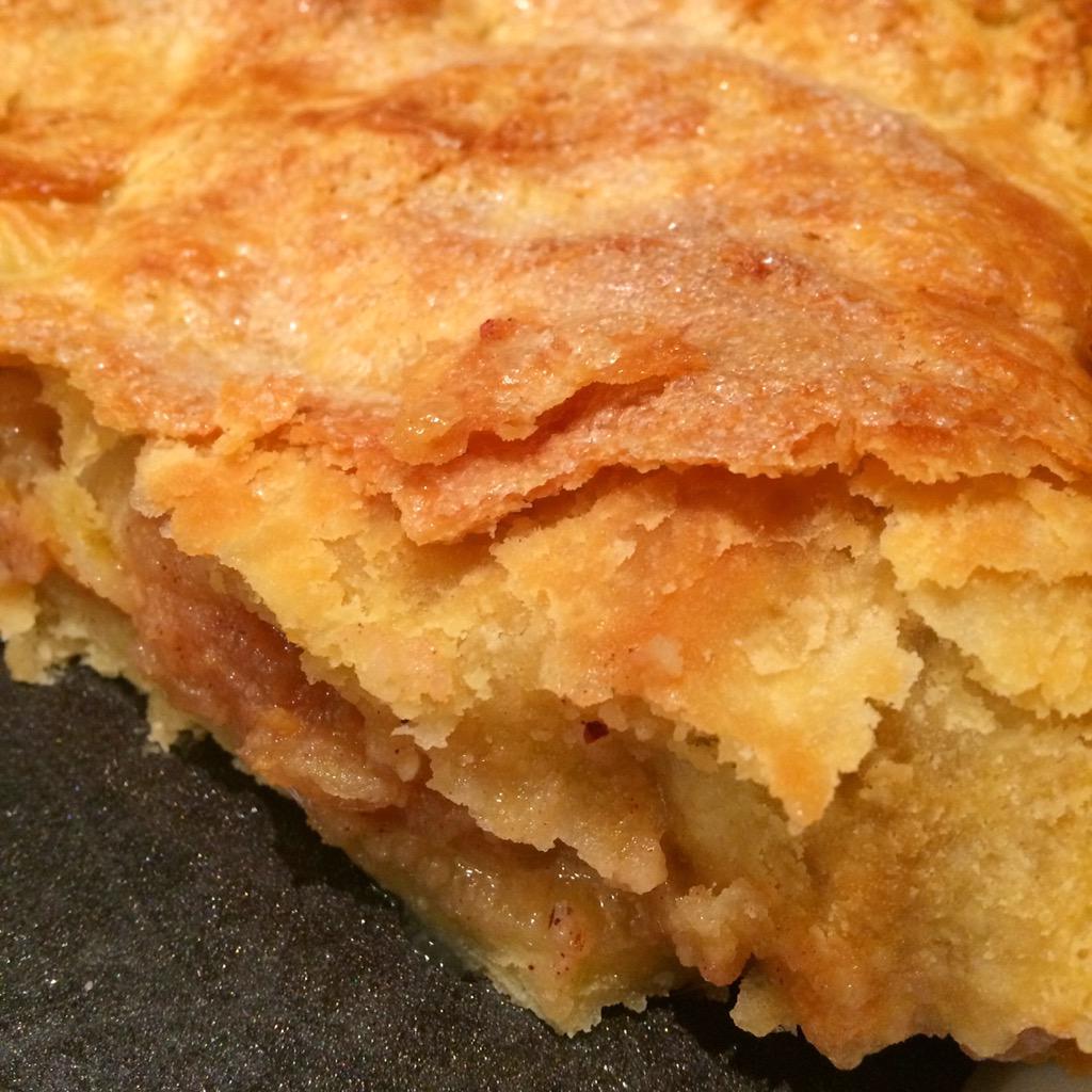 My pie obsession continues with double-crust deep-dish apple pie
