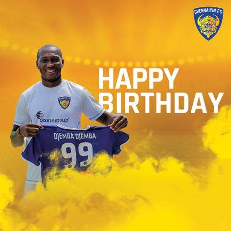 From everyone at Marina Arena, we wish Eric Djemba Djemba a Very Happy Birthday! 