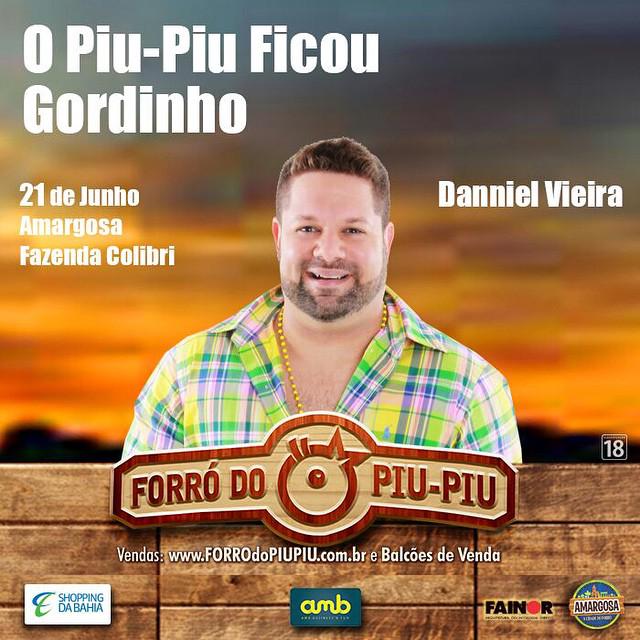ForrodoPiuPiu's tweet photo. Ele também estará com a gente! Reserve já o seu! #tachegando #forrodopiupiu #somostodospiupiuzeiros #dannielvieira http://t.co/2gDxqGkx7j
