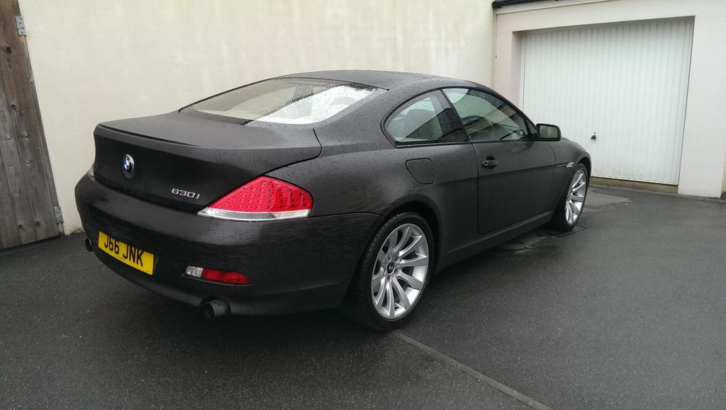 CornwallSigns's tweet photo. The South West's leaders in #vehiclewrapping @cornwallsigns - shown is my own #BMW #fullwrap in black brushed ali! http://t.co/Snk1LpDXKz