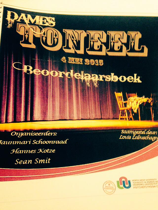 talent_etc's tweet photo. Day1 #ToneelFees judging at @NWUPUK http://t.co/HHgRwCXqBF
