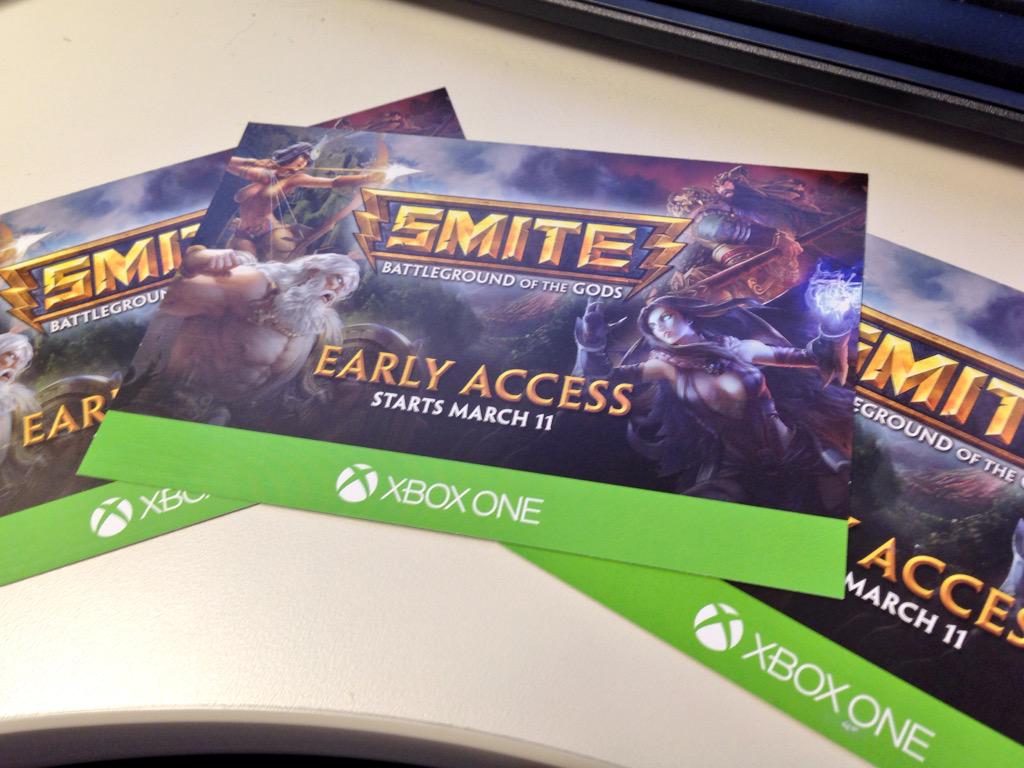 awildamanda's tweet photo. Happy Monday! Want to try SMITE on the Xbox One? RT/Follow and I'll DM 10  alpha keys at 12:30 EST. http://t.co/eHWVCRFEr5