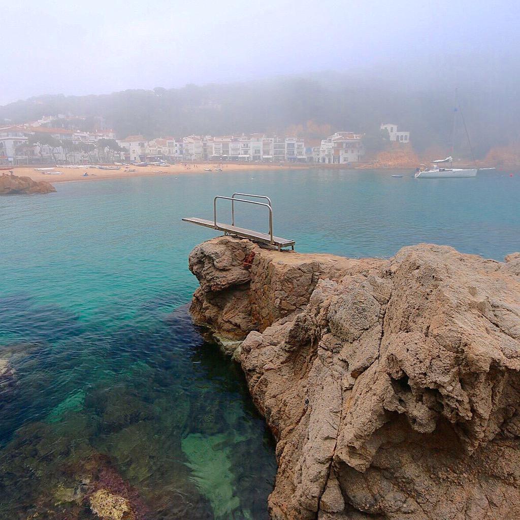 mywanderlist's tweet photo. A seafood smorgasbord at the sleepy Mediterranean fishing village of Tamariu, Spain

#travel #Travelpics #spain #tbex http://t.co/bHJQ52OOS3