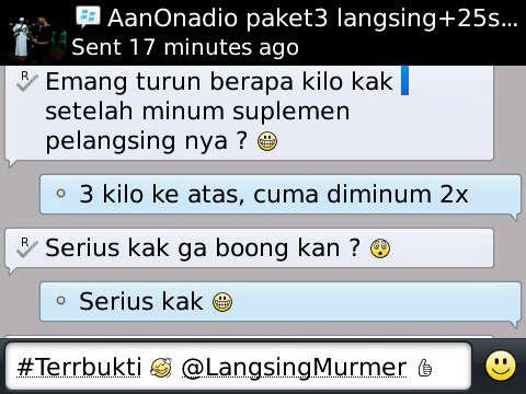 LangsingMurmer's tweet photo. #Testimoni Cuma minum 2x langsung turun 3kg
Pelangsing Pemutih Penggemuk Peninggi terMURAH seIndonesia
PIN:23BEB826 http://t.co/43lRVFLVG3