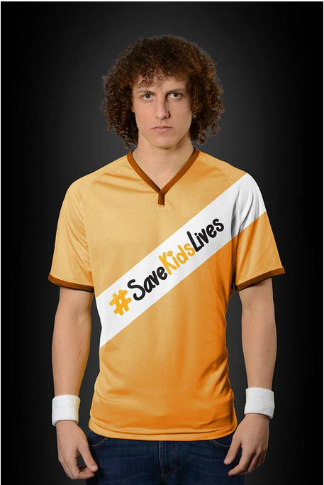 UNRSC's tweet photo. Thanks a million to Brazilian footballer @DavidLuiz_4 nominated as #SaveKidsLives ambassador! http://t.co/An71SZDg4O http://t.co/5flz7LOBYc