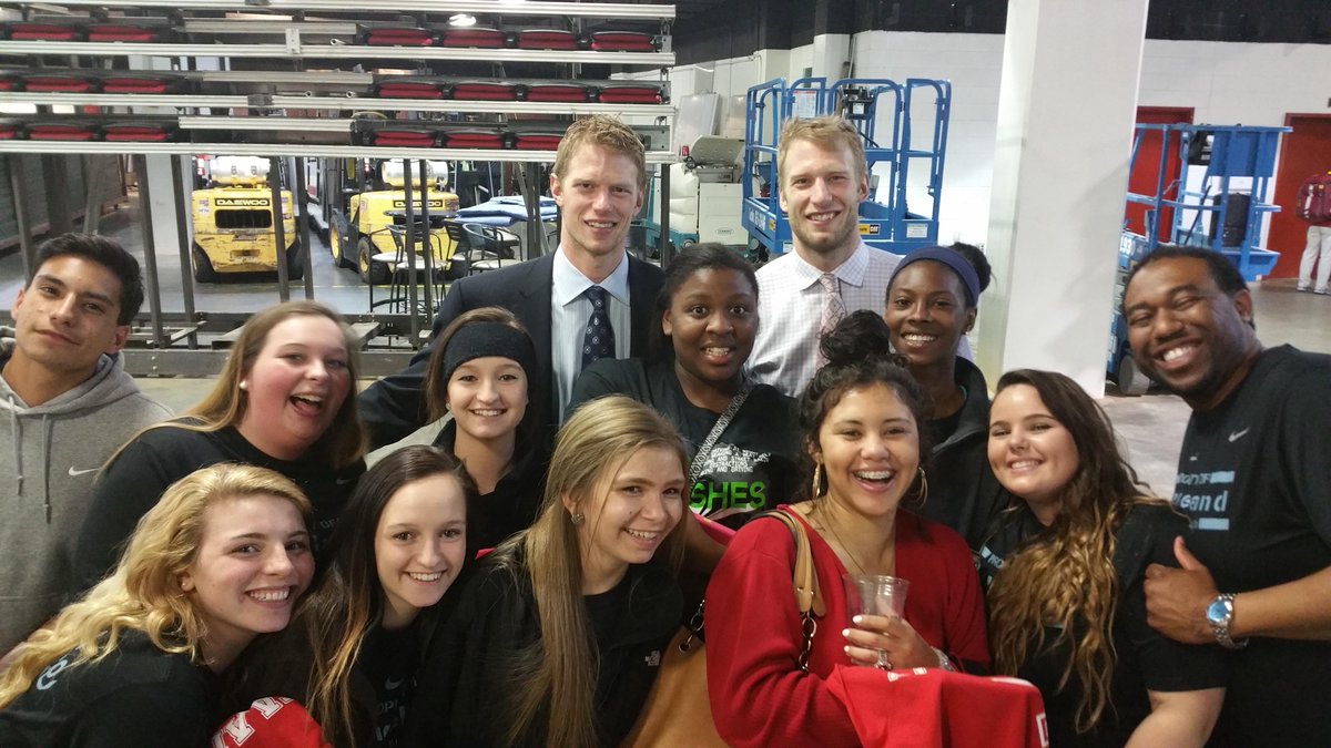 CvHS Teen Drivers hanging with Carolina Hurricanes!  @JoCoTeenDriver