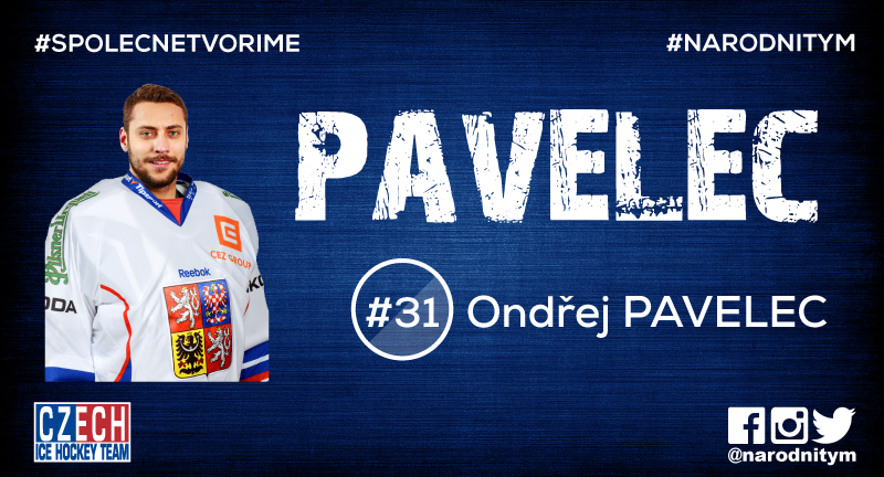 webhokejcz's tweet image. Do branky #narodnitym se dnes proti @HockeyCanada postaví O. #Pavelec z @NHLJets! #CANvCZE #spolecnetvorime