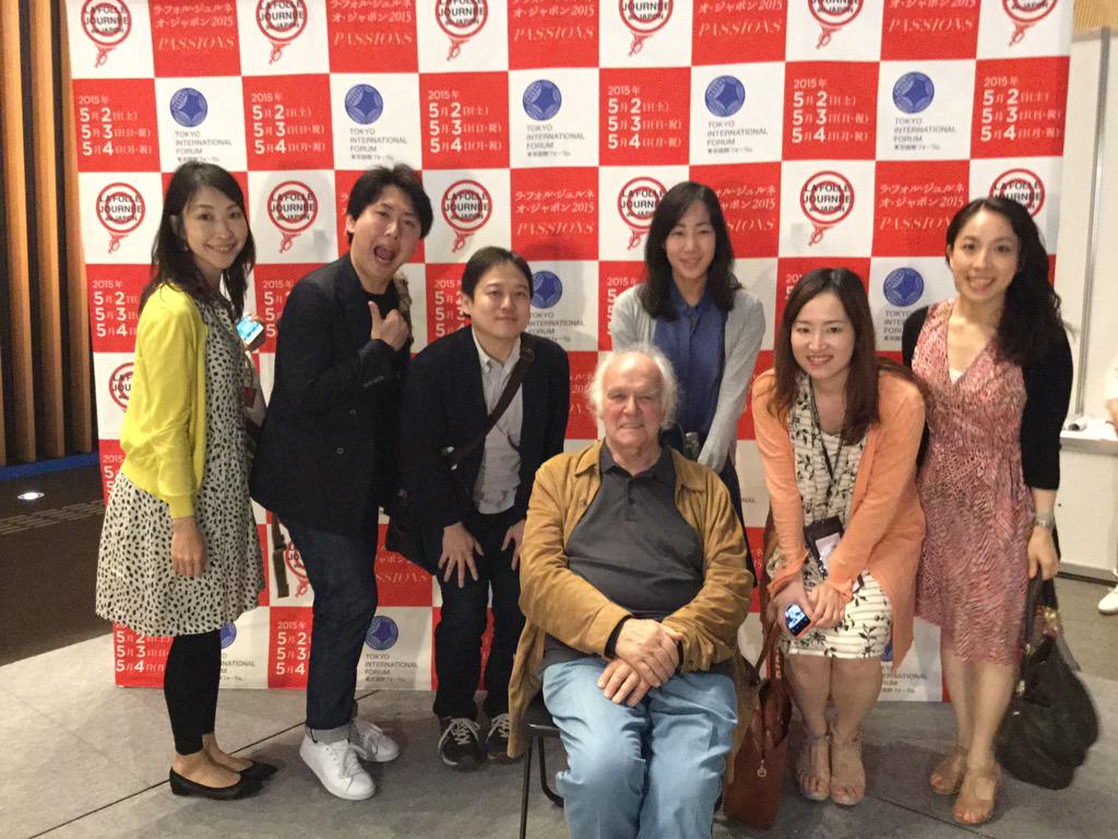 follelabo's tweet photo. マエストロ、ミシェル・コルボさんとのプレミアムフォトセッションを行いました！巨匠の登場によりこの3日間で最高の盛り上がりとなりました！！
#LFJ2015 #PHOTOSESSION http://t.co/5m1t2aqUzj