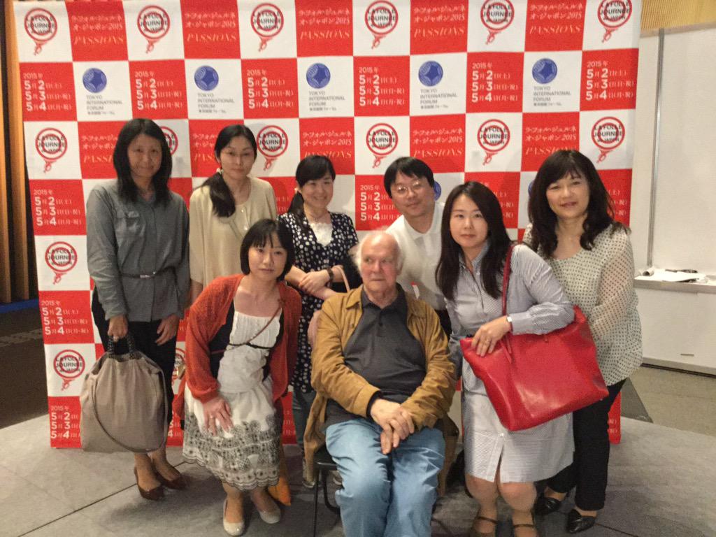 follelabo's tweet photo. マエストロ、ミシェル・コルボさんとのプレミアムフォトセッションを行いました！巨匠の登場によりこの3日間で最高の盛り上がりとなりました！！
#LFJ2015 #PHOTOSESSION http://t.co/5m1t2aqUzj