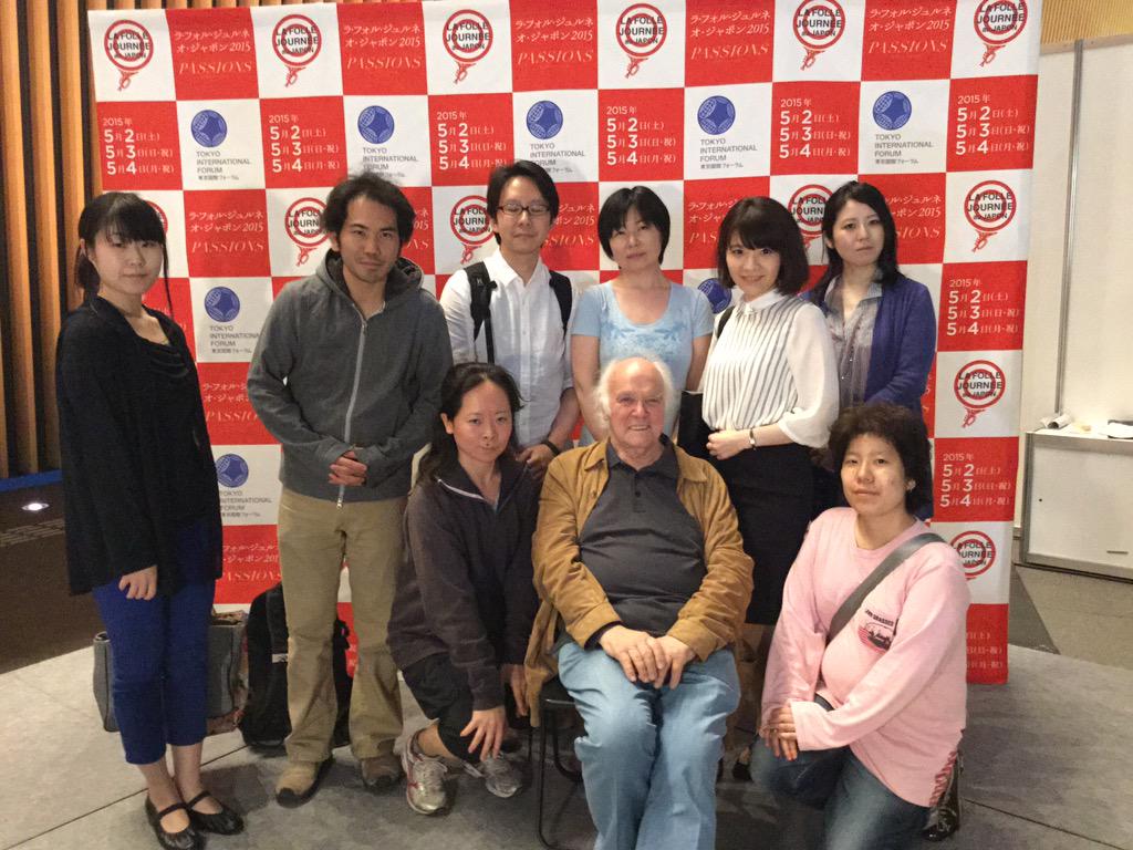 follelabo's tweet photo. マエストロ、ミシェル・コルボさんとのプレミアムフォトセッションを行いました！巨匠の登場によりこの3日間で最高の盛り上がりとなりました！！
#LFJ2015 #PHOTOSESSION http://t.co/5m1t2aqUzj
