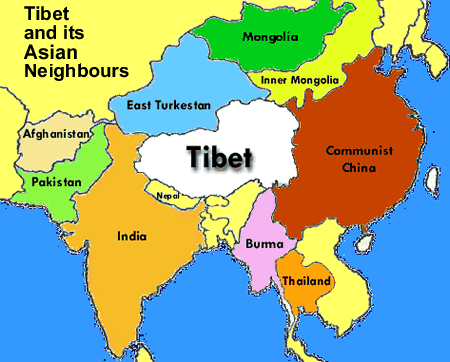 FreeingTibet's tweet photo. A map of asia with tibet being its own country! Lets make it happen! #Gettibbetter #Freeing tibet http://t.co/Ti9qdPex95