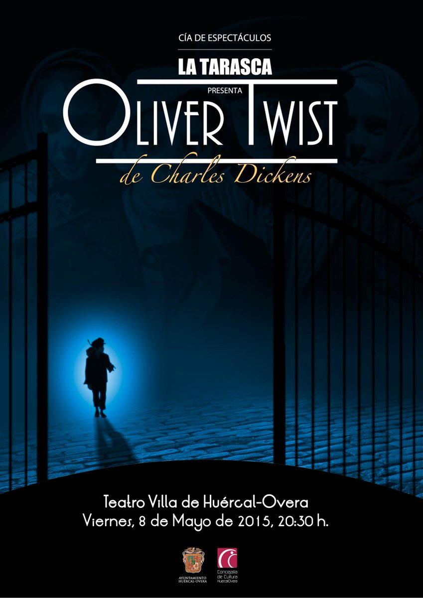 TeatroVillaH_O's tweet photo. Viernes 8 de Mayo, 20:30h  #Musical de #OliverTwist en #teatro de #HuercalOvera a cargo de la @CiaLaTarasca desde 8€ http://t.co/elWX0KvBx7
