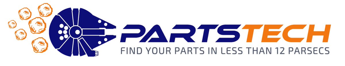 PartsTech's tweet photo. Our New Logo. She may not look like much, but she's got it where it counts, kid. #StarWarsDay #MayThe4thBeWithYou http://t.co/8NBbkgG9D5