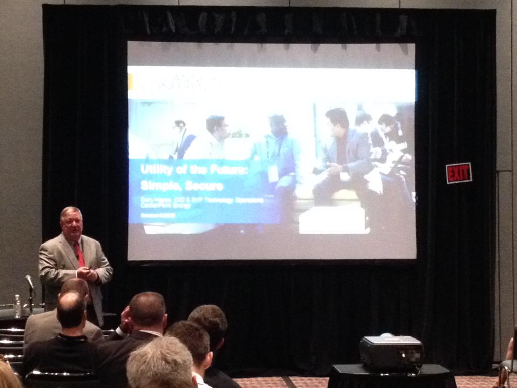 #Gary Hayes CIO CenterPoint@ #SAPPHIRENOW #asug #utilities day then AmericanWater w <a href="/OpenText/">OpenText</a> #rundigital <a href="/ECMforSAP/">ECM for SAP</a>