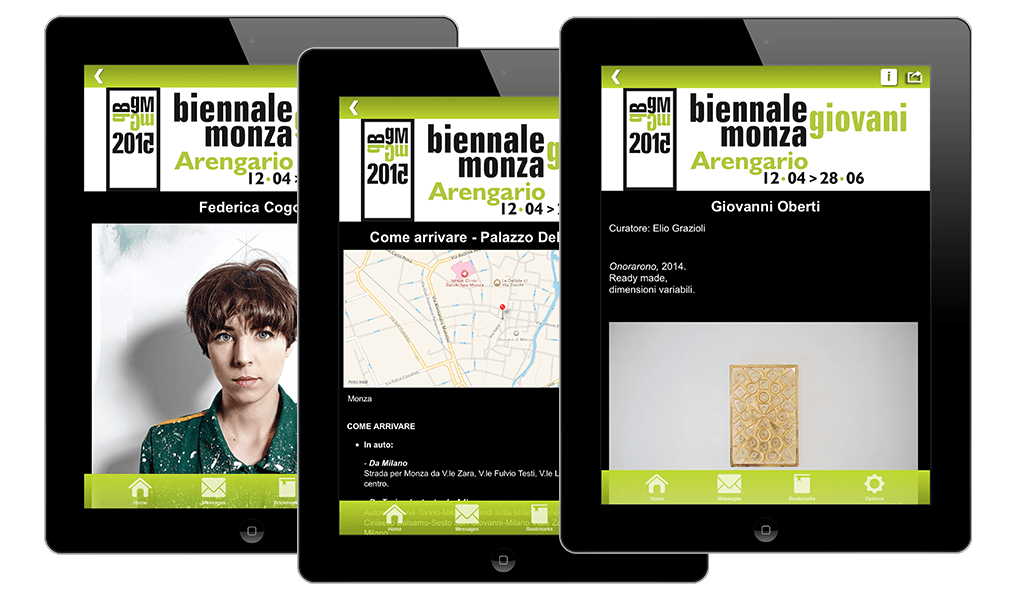The Monza Biennale Giovani exhibition chooses Digivents for its app!

goo.gl/SZ0PEY