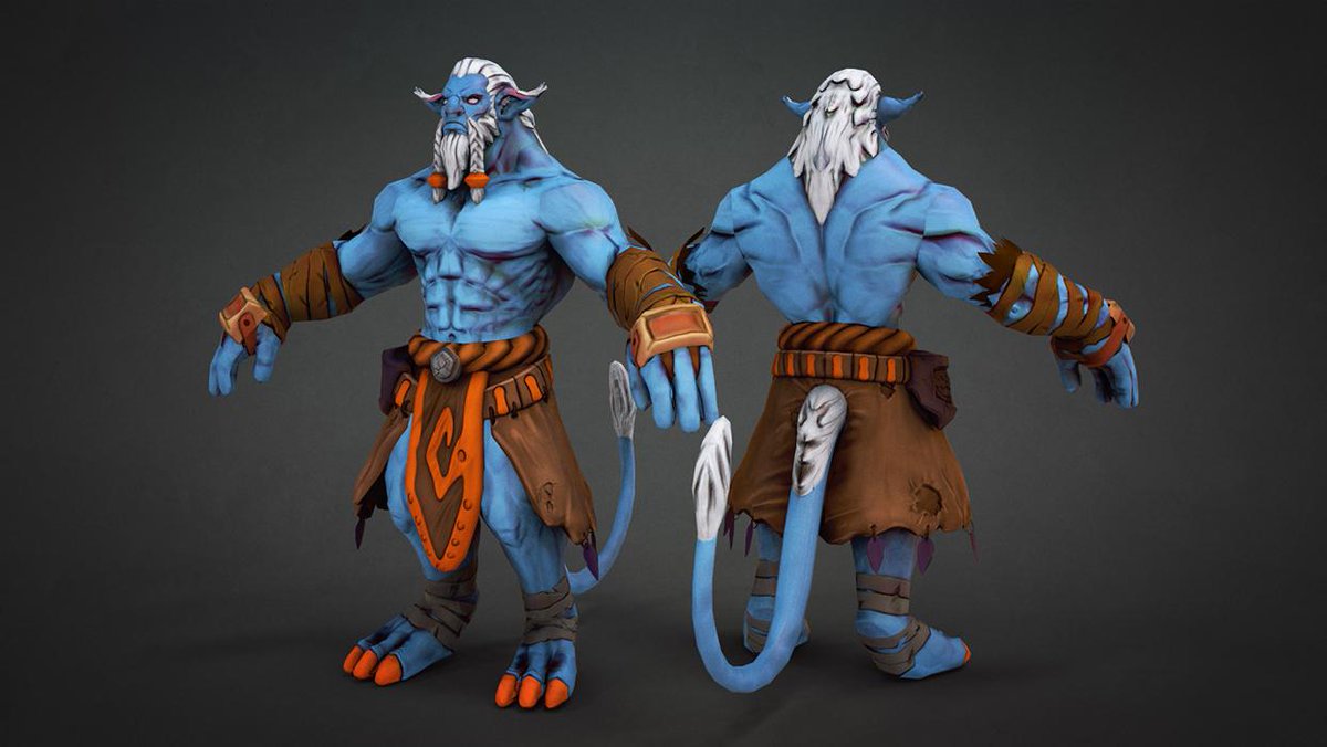 FREE #ZBrush Fantasy character... both in Low poly and High .OBJ and .ZTL format. 

badking.com.au/site/shop/anim…

Enjoy :)
