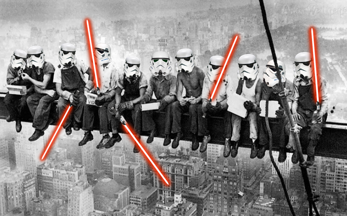 projectteam's tweet photo. "History looks way cooler with lightsabers!" @HistoryPixs Totally Agreed! #MayThe4thBeWithYou http://t.co/m5RhwLkPOr