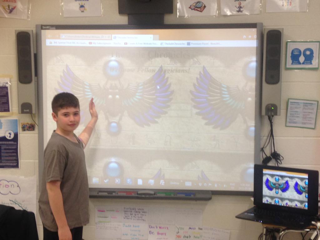 iamnoadaniel's tweet image. Used HTML to create a website for his original story The Jade Chronicles for his Master Storyteller 3 #MST3 #BOB