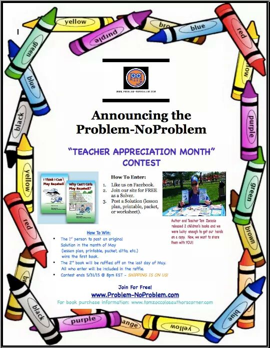 problemNproblem's tweet image. Monetize your #teacherresources and WIN BOOKS! Problem-NoProblem.com #TeacherAppreciationWeek #TeachersMatter