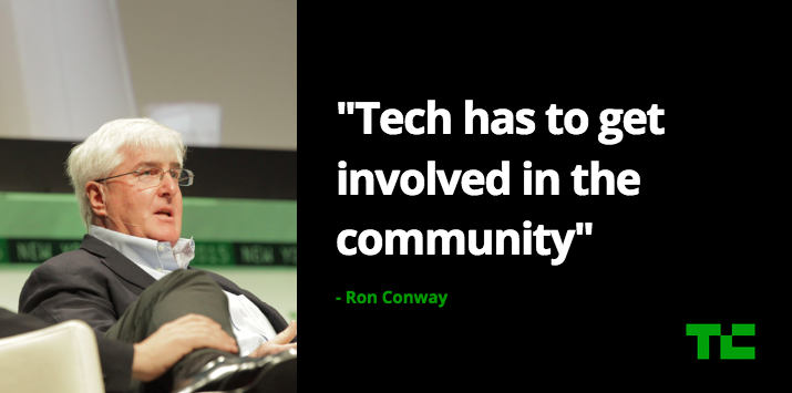 TechCrunch's tweet photo. Ron Conway (SV Angel) on stage at Disrupt New York http://t.co/jZU6CT4pCz #TCDisrupt http://t.co/Tjs9wvmNSI