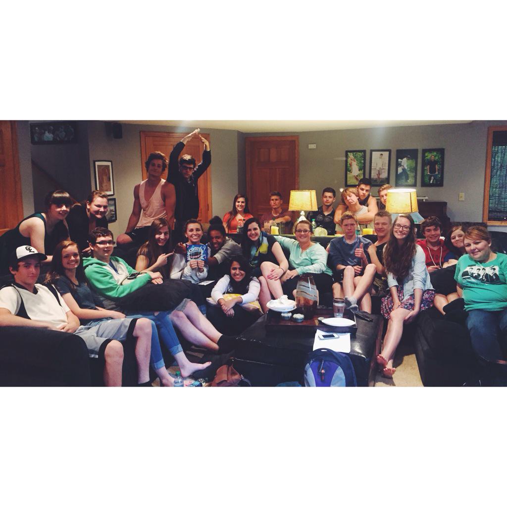 ReviveFam's tweet photo. Couple "see ya laters" last night to 2 of our awesome leaders! We love Karlee & Jordan! #ReviveFamRunsDeep http://t.co/os50OI4i8u