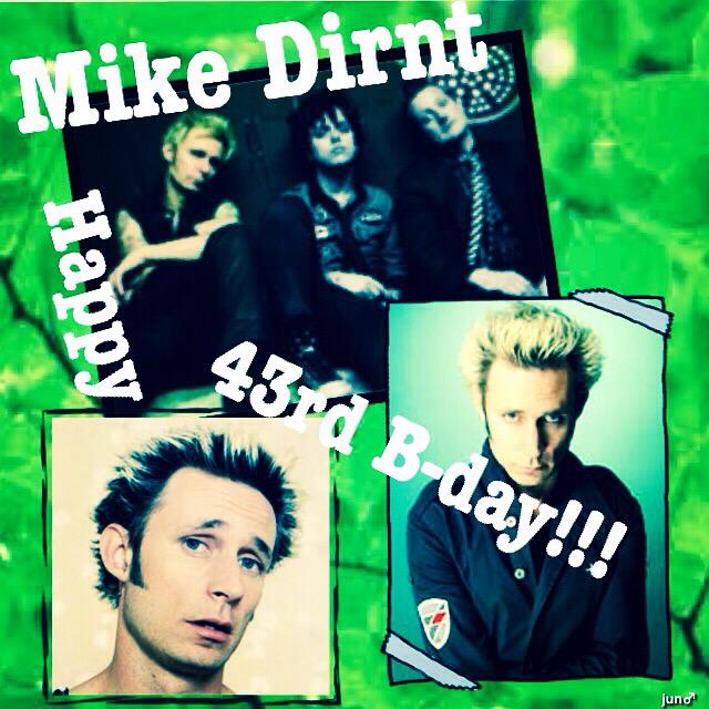Mike Dirnt 

( B & V of Green Day )

Happy 43rd Birthday to you!!!

4 May 1972 