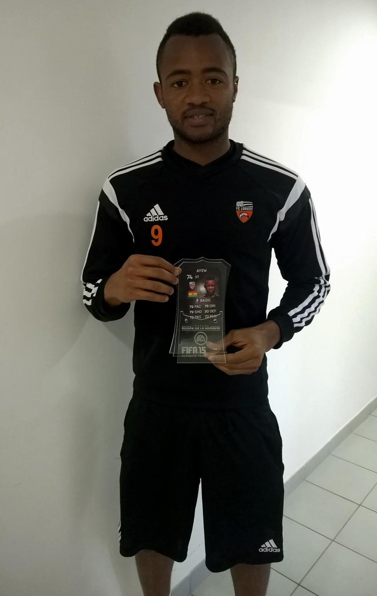 Félicitations à Jordan #Ayew qui était dans l'équipe de la semaine FIFA Ultimate Team  ! cc @EA_FIFA_France