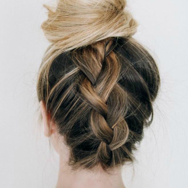 theposhkc's tweet photo. Rain, rain and more rain on the forecast this week. We recommend a posh braided bun that will stay all day. #PoshKC http://t.co/nRoXuIQN2Y