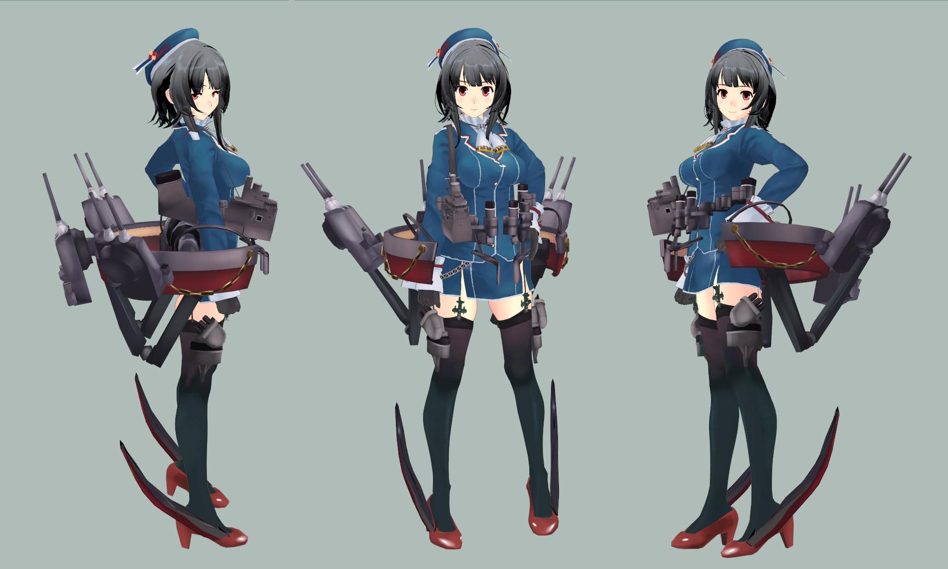 よねすけ 艦隊これくしょんより 重巡 高雄 3d 完成 はるたんさんのリクエストでポスター アルペジオのアイキャッチっぽい顔立ちに仕上げました 腰の艤装は立ち絵の謎パーツも再現ｗ 艦これ 高雄 たむたむすーる Http T Co Dw62mlgt4n Twitter