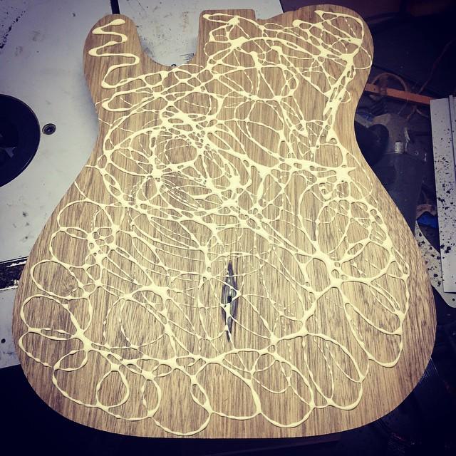 tunerelectric's tweet image. RT agapeguitars: Glue art. #luthier #luthiertools #custom #handmade #fender #telecaster #electricguitar #li… …
