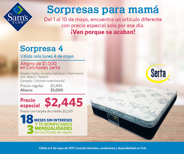 Introducir 50+ imagen colchones serta en sams club Abzlocal.mx