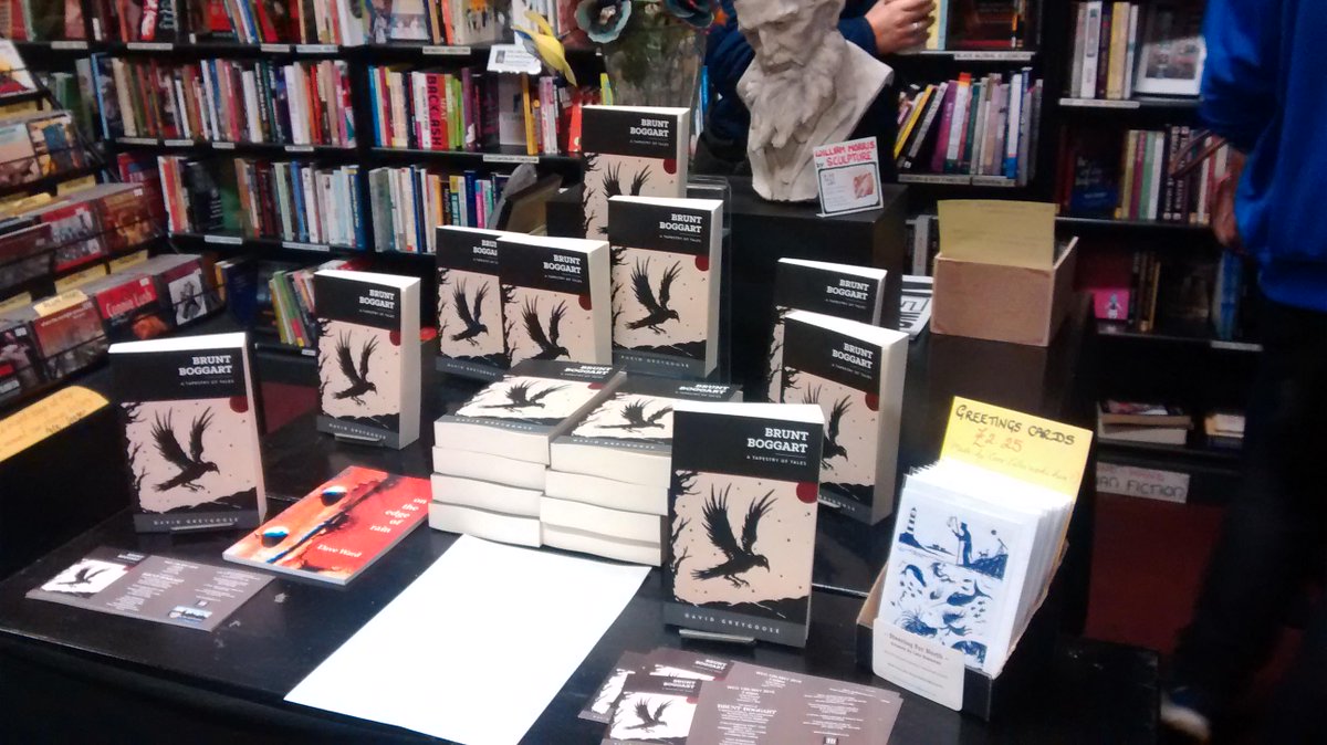BRUNT_BOGGART's tweet photo. Brunt Boggart is released today! Here it is on display in @newsfromnowhere http://t.co/GXrxNrVjkZ