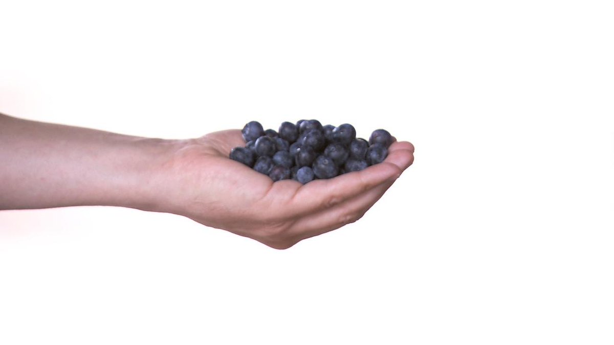 Én porsjon tilsvarer omkring 100 gram eller, som vi liker å si, ca. en håndfull. #5omdagen #kostholdsrådene