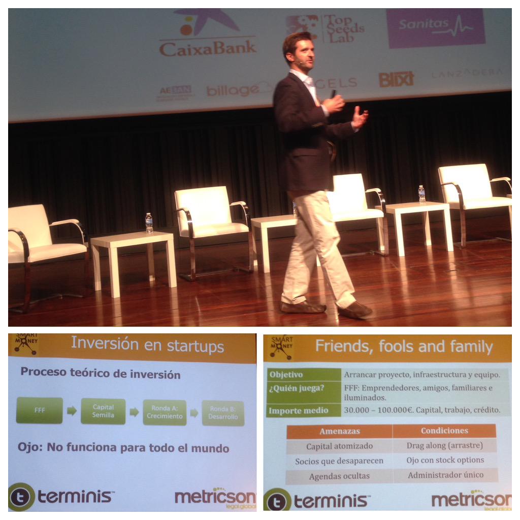 adrianafreitas's tweet photo. Now at @loogic #SmartMoneyBCN @luisgosalbez from @metricson how to start a company financial points http://t.co/H3gqunv5ul