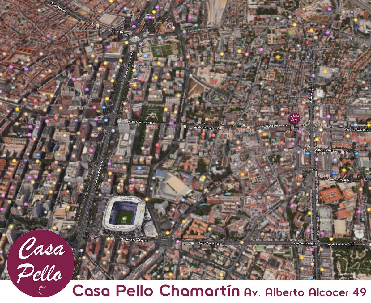 Estamos en Avenida Alberto Alcocer 49. Te animamos a que nos visites. #restaurante #madrid