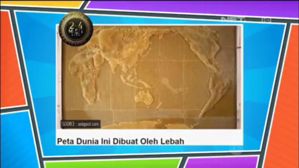 Commenters_NET's tweet photo. Wuii kereenn nihh bikin peta dunia pake lebah @TheComment_NET 😎😎 http://t.co/Vvamt7Q7rX