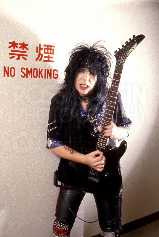 Happy Birthday Mick Mars !! Photo taken backstage on the Theatre of Pain tour .. 