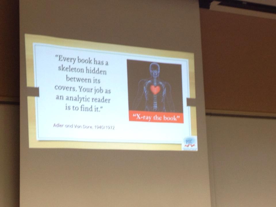 Great quote about close reading! #piicplo