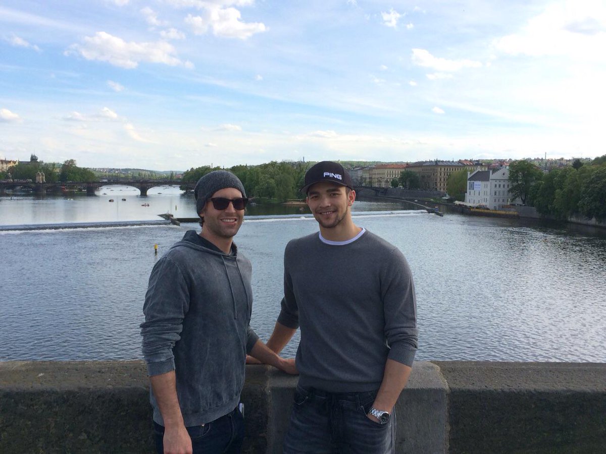 Afternoon off in Prague with <a href="/CodyAlmond2/">Cody Almond OLY</a> ! #IIHFWorlds #hoppsuisse