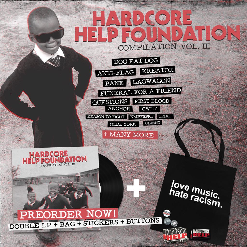 hardcore_help's tweet photo. PRE ORDER: Vinyl package benefit compilation Vol.3 now at http://t.co/v5oYeIWFXT http://t.co/hmw6aB5Ieh