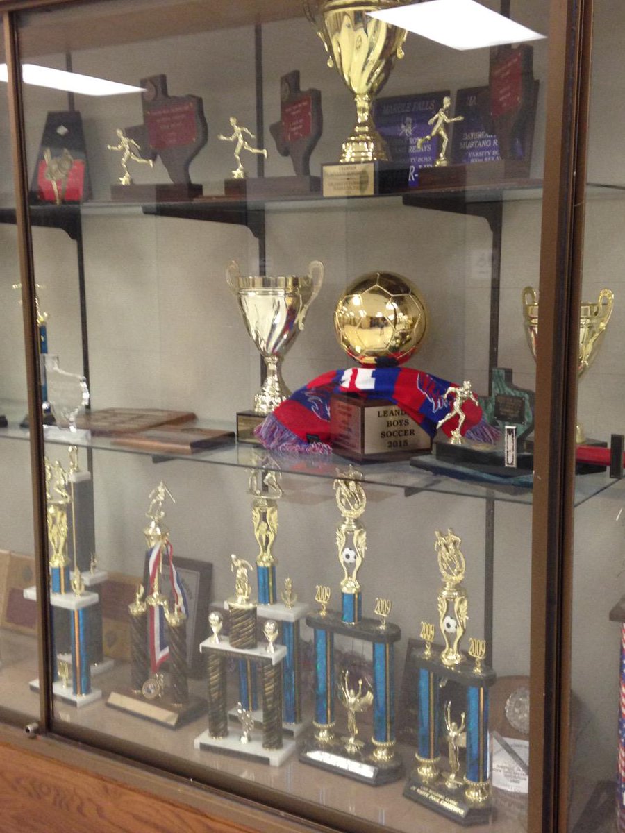 2015 season trophy is now proudly displayed by the middle gym!