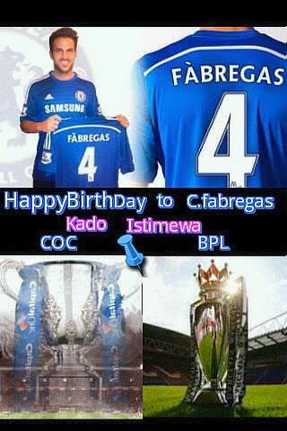 Happy Birthday To Cesc Fabregas. 