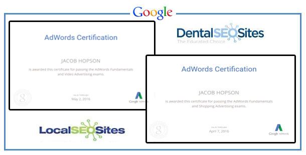 LocalSEOSites's tweet photo. Congrats to Jacob Hopson for completing the entire #adwords certification series! #google http://t.co/XXODJ01iVM